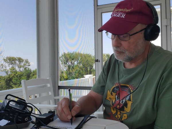 WB3GCK operating in the NJQRP Skeeter Hunt contest