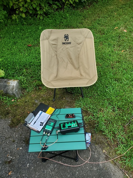 My operating position at Ridley Creek State Park