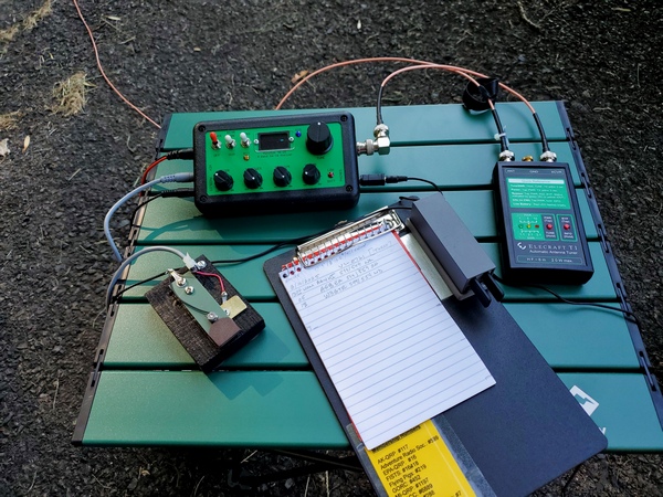 My radio equipment at Valley Forge NHP