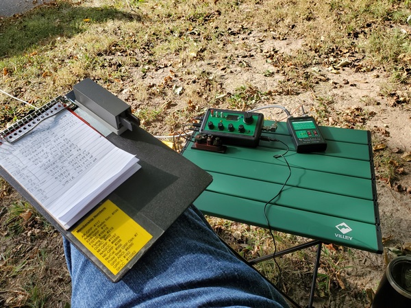 My Penntek TR-35 and Elecraft T1 at Norristown Farm State Park