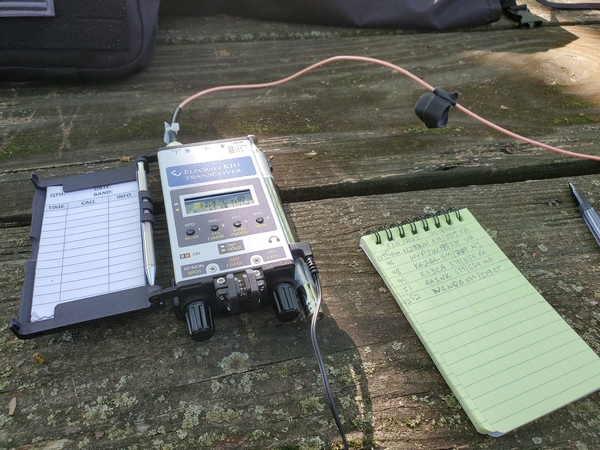 My Elecraft KH1 at Norristown Farm State Park (US-4353, KFF-4363)