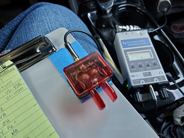 Ashi Paddle 45 and Elecraft KH1