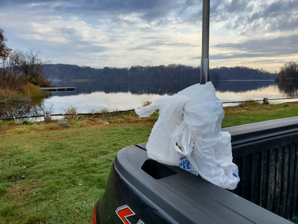 My loading coil protected rom the rain