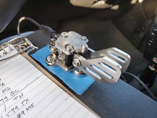 The Tumd paddles attached to my clipboard. The three magnets are super strong.