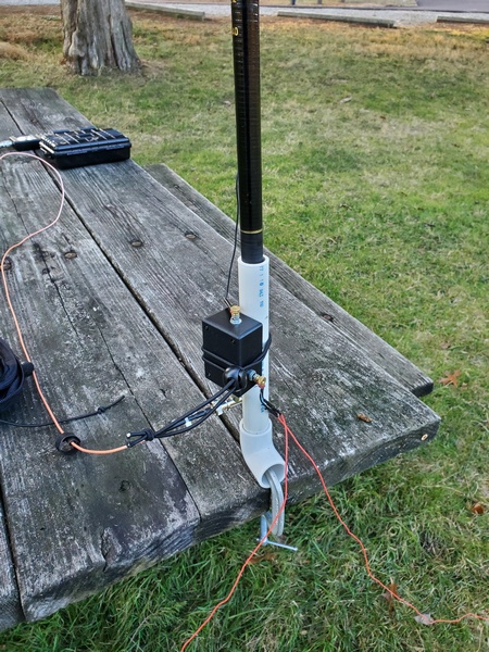 Taking some measurements on a new antenna I'm working on