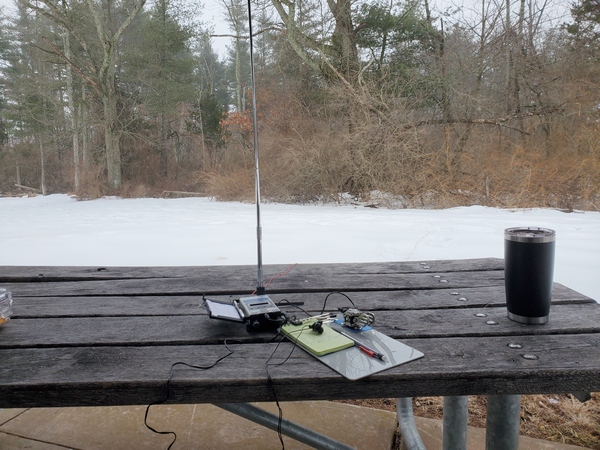 The view from my operating position this morning