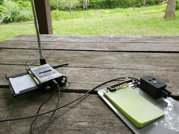 My setup at Ridley Creek State Park (US-1414, KFF-1414)