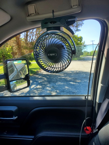 Keeping the truck cool on a hot day