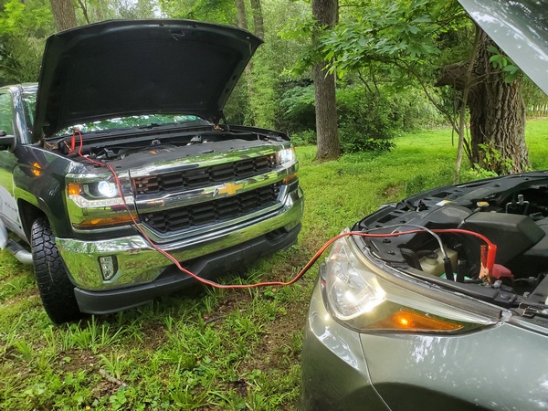 Giving K3YTR a jump-start