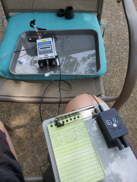 My setup during the Flight of the Bumblebee (FOBB) contest