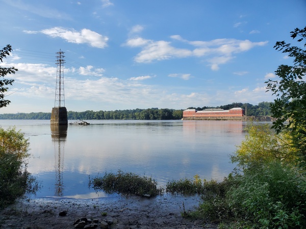 Early morning view of the Susquehanna River
