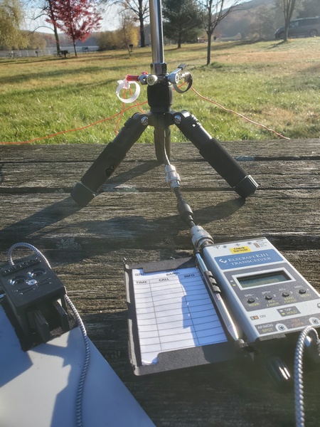 My KH1 connected to the Gabil GRA-7350TC with a common mode choke